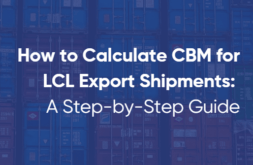 Why is it important to calculate CBM for LCL shipments?